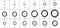 О пръстени за ремонт на автоклиматици комплект 270 броя, снимка 2