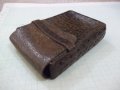 Калъф от естествена кожа за цигари от магазин "СБХ" от соца, снимка 4