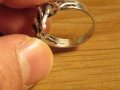 Стар Мъжки Сребърен пръстен - величествени змий моторджийски, мото аксесоари, мото екипировка, снимка 8