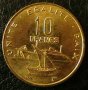 10 франка 1996, Джибути, снимка 1 - Нумизматика и бонистика - 13138370