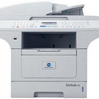 Konica Minolta Bizhub 20 Обновен мрежови лазерен принтер, копир, цветен скенер и факс ( 4 в 1), снимка 1 - Принтери, копири, скенери - 23292135