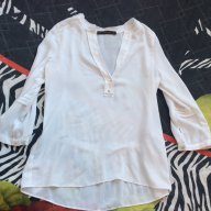 дамска бяла риза Зара, снимка 3 - Ризи - 16630946