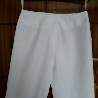 Нов бял панталон + подарък перлена гривна, снимка 6 - Панталони - 25179546