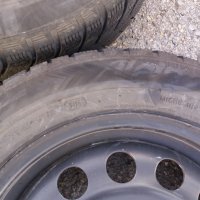 4бр зимни гуми с стоманени джанти за MINI 175/65/15, снимка 4 - Гуми и джанти - 22992370