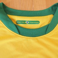 Nike Brasil CBG Official Home Mens Soccer Jersey, снимка 5 - Тениски - 13687667