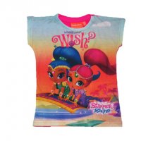 Нова цена! Детска тениска Искрица и Сияйница 4 и 5 г., снимка 1 - Детски тениски и потници - 25505026