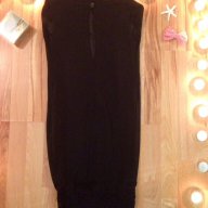 Елегантна черна рокля с дантела, снимка 2 - Рокли - 16271679