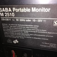 АНТИКА ОТ saba m2510 portable monitor-220v/12v-внос швеицария, снимка 6 - Телевизори - 20425332