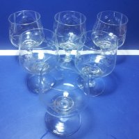 9 бр гравирани конячени чаши със столче , снимка 1 - Домашни продукти - 19391480