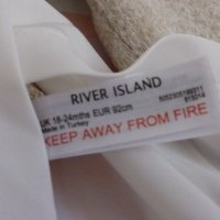 Блузка River Island 18-24m, обличана веднъж, снимка 7 - Бебешки блузки - 23386483