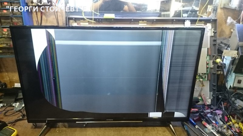  HITACHI 43HK6W64 СЪС СЧУПЕНА МАТРИЦА, снимка 1