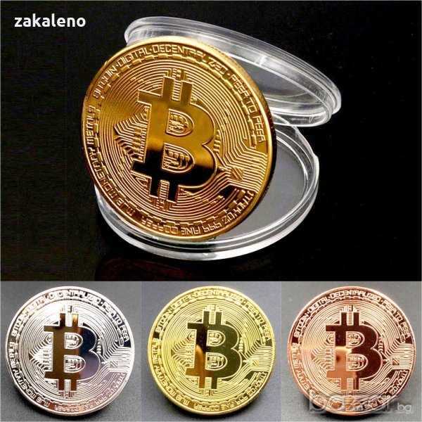 Висок клас BITCOIN Биткойн Litecoin Ethereum Dash монета монети, снимка 1