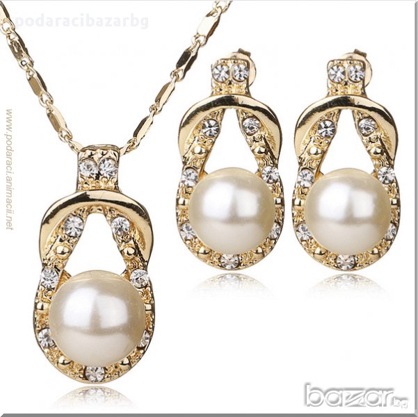 ПЕРЛИ ВЪВ ВЪЗЕЛ – КОМПЛЕКТ БИЖУТА, снимка 1