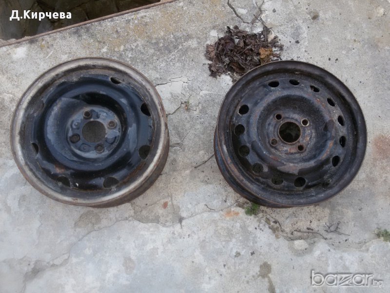4 бр. железни джанти размер 14  за лек автомобил  , снимка 1