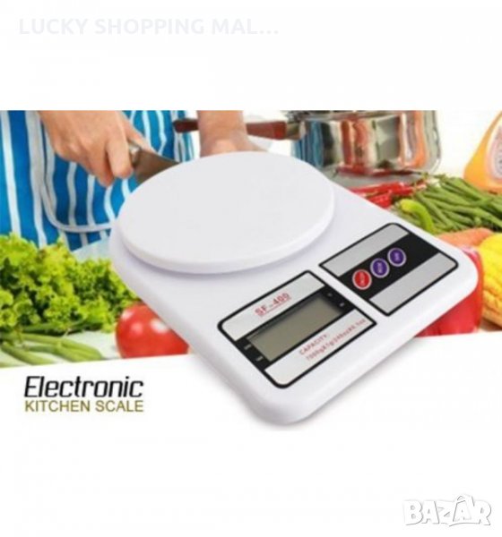 Електронна кухненска везна с капацитет 7 кг. LCD дисплей, снимка 1