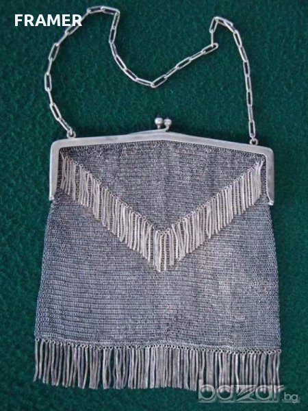 Сребърна чанта Стара Възрожденска ОТЛИЧНА 268 гр, снимка 1