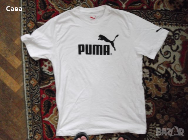 Тениски PUMA   мъжки,Л-ХЛ-2ХЛ  /зелена,синя,сива/, снимка 5 - Тениски - 25886976