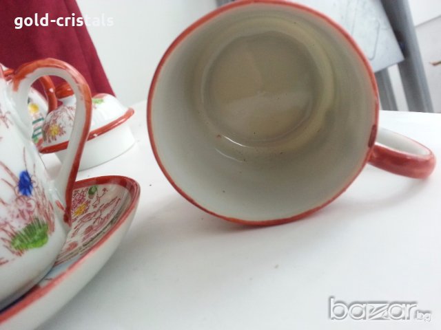 сервиз за кафе японски  фин порцелан , снимка 10 - Антикварни и старинни предмети - 19581564