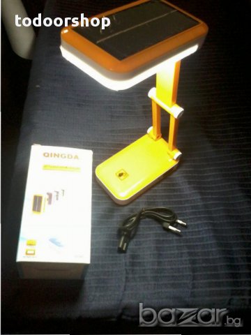 Соларна портативна настолна лампа , къмпинг фенер , снимка 3 - Настолни лампи - 15067517