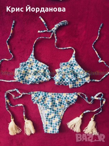 Бански костюм с харбали. Различни цветове, снимка 11 - Бански костюми - 22388021