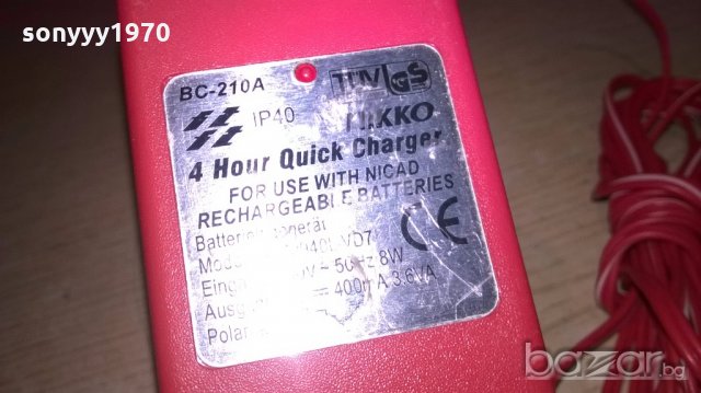 nikko adapter 9v/400ma-внос швеицария, снимка 3 - Кабели и адаптери - 19293032