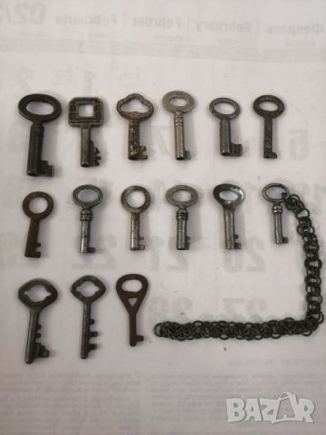 Лот стари кухи ключета. , снимка 3 - Колекции - 25479935