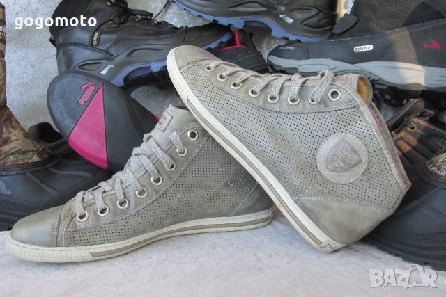 PAUL GREEN® original , баскет кецове 40 - 41, 100% естествена кожа, GOGOMOTO.BAZAR.BG®, снимка 4 - Кецове - 21765960