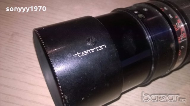 tamron-usa pat.lens made in japan-голям обектив-внос англия, снимка 6 - Обективи и филтри - 19613393
