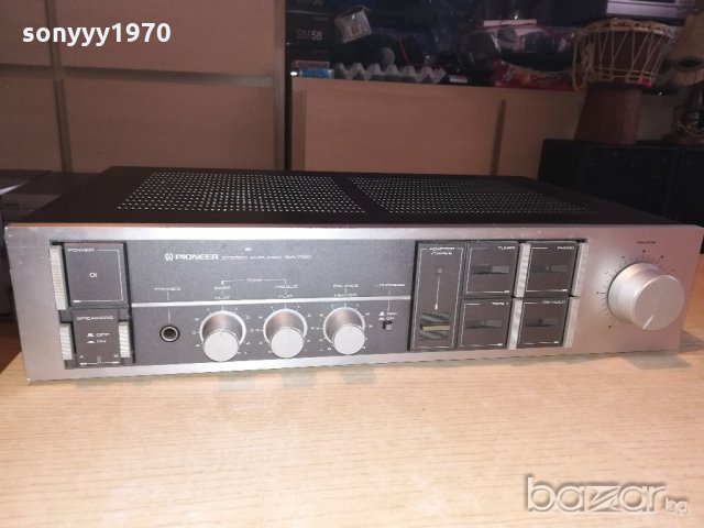 &pioneer sa-750 amplifier-made in japan-внос швеицария, снимка 6 - Ресийвъри, усилватели, смесителни пултове - 20692106