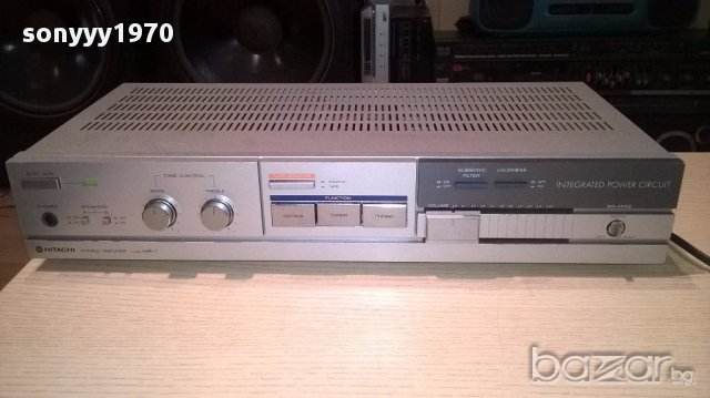 hitachi ha-1 stereo amplifier-made in japan-внос швеицария, снимка 3 - Ресийвъри, усилватели, смесителни пултове - 14225347