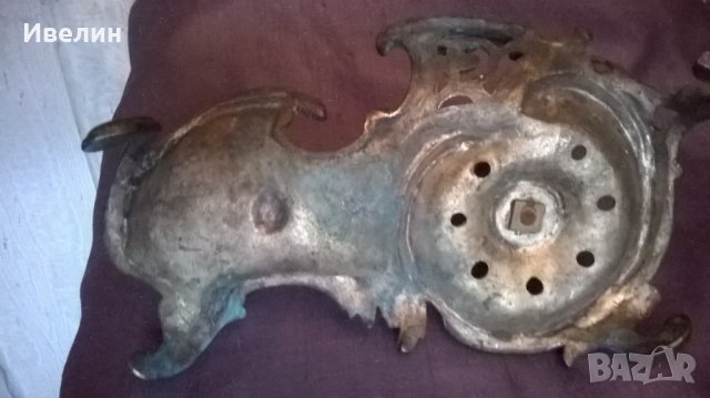  бронзова мастилница рококо, снимка 4 - Антикварни и старинни предмети - 25270193