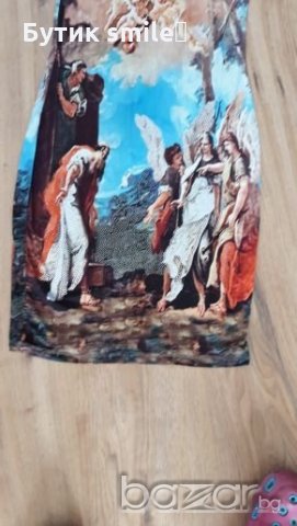 Рокля d&g къс ръкав, снимка 2 - Рокли - 19619284