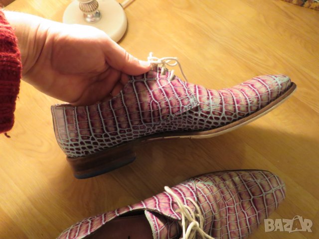 Мъжки обувки уникален модел на floris van bommel - Красота от цветове, снимка 4 - Ежедневни обувки - 24339319