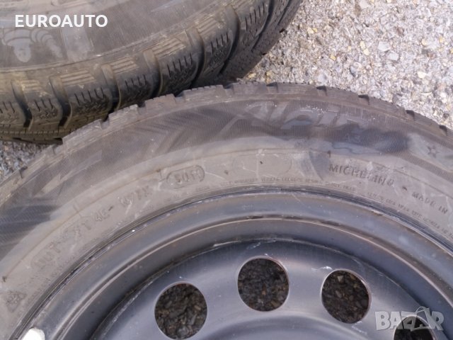 4бр зимни гуми с стоманени джанти за MINI 175/65/15, снимка 4 - Гуми и джанти - 22992370