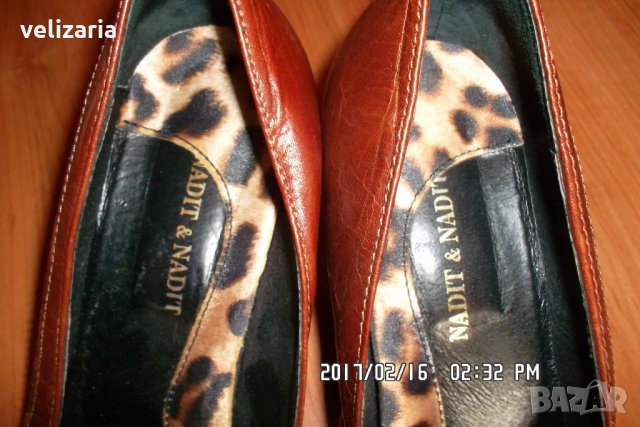 НАМАЛЕНИ Дамски обувки №39-ест.кожа, снимка 4 - Дамски елегантни обувки - 22275077
