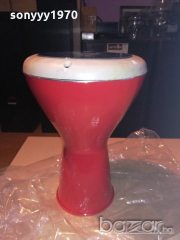 Тарамбука 40х25см-внос сирия-червена нова метална, снимка 11 - Ударни инструменти - 20913027