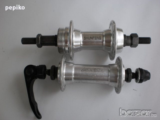 Продавам колела внос от Германия комплект предна и задна алуминиеви главини за вибрейк спирачки, снимка 11 - Части за велосипеди - 8758014