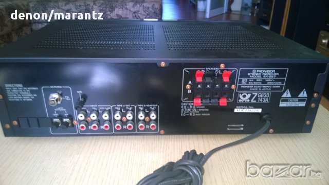 pioneer sx-270-stereo receiver-250watts-made in japan-внос швеицария, снимка 11 - Ресийвъри, усилватели, смесителни пултове - 8406420