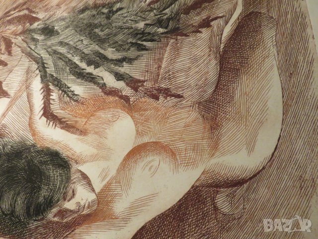 картина страст, еротика копнеж и очакване в една картина Елка Будинова Найденова 18+ секс голо тяло, снимка 3 - Антикварни и старинни предмети - 24874709