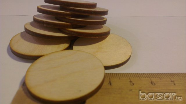 Дървени кръгчета ф-38мм - 10бр. , снимка 3 - Други - 7320959