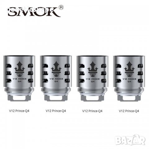 Smok V12 Prince - Q4 coil изпарителни глави за вейп Смок, снимка 2 - Вейп без пълнители - 22140292