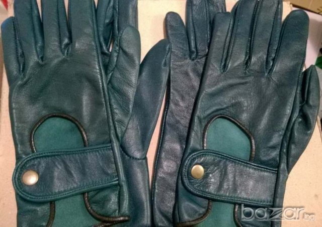 дамски ръкавици зелени, снимка 2 - Шапки - 20355436