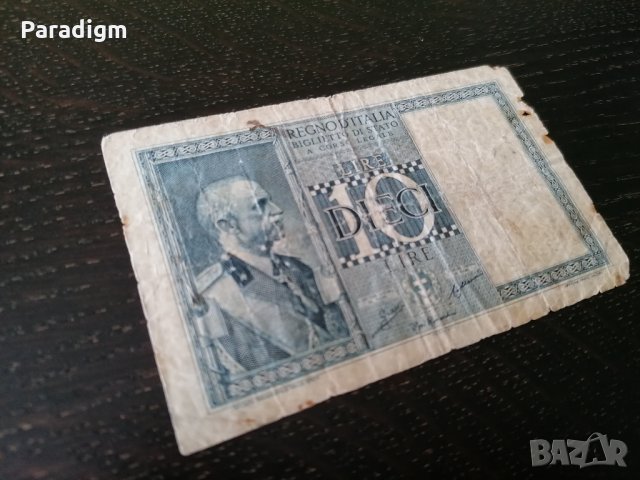 Банкнота - Италия - 10 лири | 1935г.