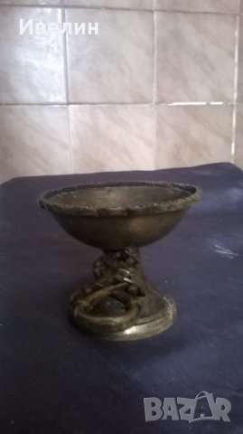 носим бронзов свещник, снимка 2 - Антикварни и старинни предмети - 23983799