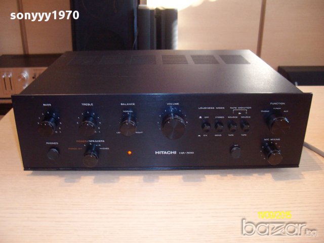 hitachi ha-300-made in japan- stereo amplifier-внос швеицария, снимка 3 - Ресийвъри, усилватели, смесителни пултове - 11862796