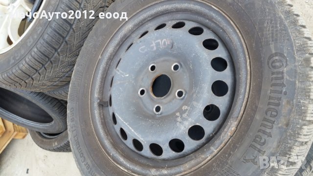 4бр зимни гуми с джанти за vw golf 5 (фолксваген голф 5), снимка 8 - Гуми и джанти - 25590878