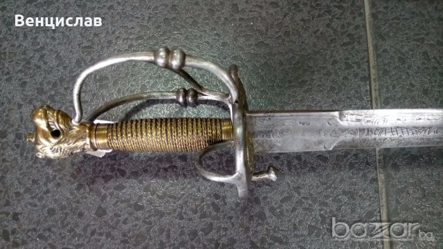 швейцарска сабя XVII век, снимка 2 - Антикварни и старинни предмети - 19242151