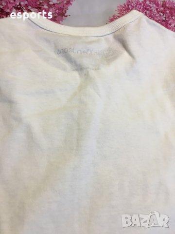 Мъжка тениска Calvin Klein Royal Crest White S Small, снимка 4 - Тениски - 26010144