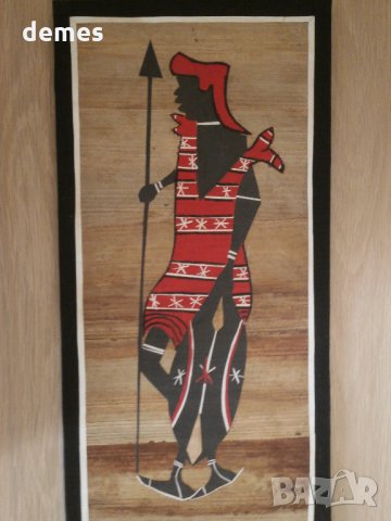  Масай-картина от бананов лист-8