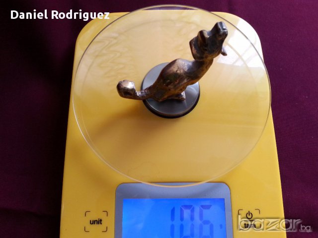 Уникална Стара Бронзова Фигурка Дракон, снимка 6 - Антикварни и старинни предмети - 16360133